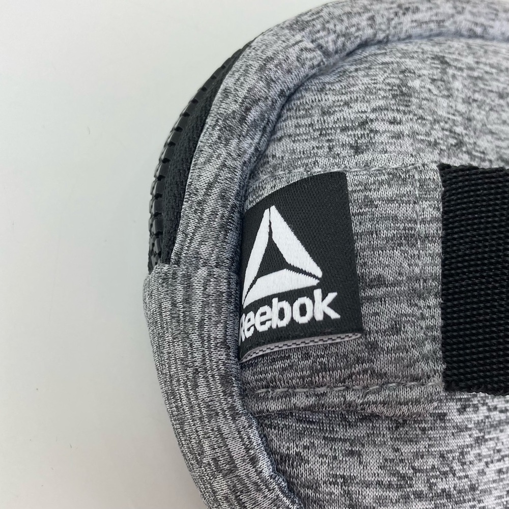 Reebok Unisex Hazel Fannypack Waist Belt Bag Gray & Black - Picture 3 of 12